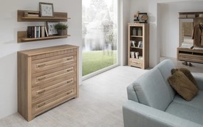 Zásuvková komoda Atik, dub riviéra