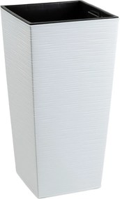 PLASTOVÝ KVETINÁČ PORTO RIFLO 67,5X35X35 CM BIELA
