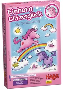 Spoločenská hra Unicorn Glitterluck Haba anglická verzia od 3 rokov 2-4 hráčov