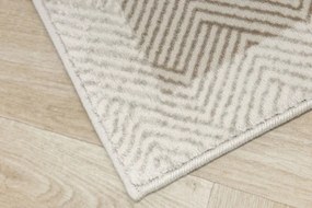 Koberec Allora Plus D893A zlatý rám, béžový