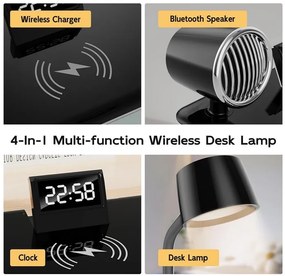 Stolná lampa 4 v 1 MDHL MD-1772 - biela