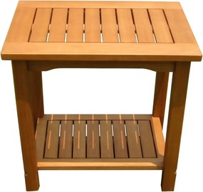 Záhradný stolík z eukalyptového dreva 35x50 cm Santa Cruz – Garden Pleasure