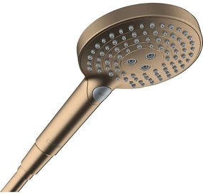 HANSGROHE Raindance Select S ručná sprcha 3jet PowderRain, priemer 125 mm, kartáčovaný bronz, 26014140