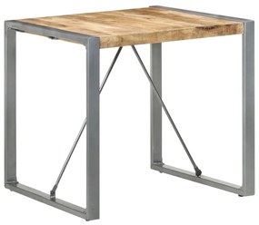 Jedálenský stôl 80x80x75 cm, surové mangové drevo