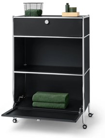 Kovová komoda »CN3« s 1 zásuvkou a 1 výklopným priečinkom