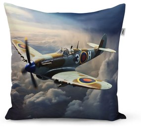 Sablio Vankúš Stíhačka Spitfire - 50x50 cm