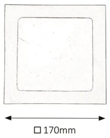 Rabalux 5591 - LED Kúpeľňové podhľadové svietidlo LOIS LED/12W/230V IP44 3000K