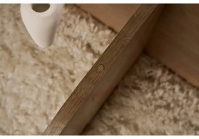 Konferenčný stolík Aeris Sapphire Oak s tmavým sklom