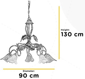 ONLI - Luster na reťazi MARILENA 5xE14/6W/230V