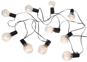 SOLIGHT Vonkajšia reťaz s 10 micro LED žiarovkami, 3m, 3xAA