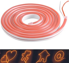 LED Pásik NEON 5m LED/40W/24V oranžová IP65