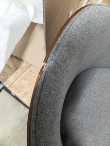 AKCIA Sivá stolička NORME z lakovanej ocele II. akosť