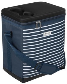 anndora Chladiaca taška 32 litrov — modrá s prúžkami TW-13607-232