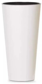 Plastový kvetináč DTUS250S 25 cm - biela