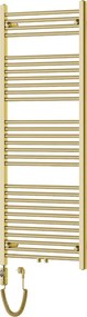 Mexen Mars, elektrické vykurovacie teleso 1500 x 600 mm, 600 W, zlatá lesklá, W110-1500-600-2600-50