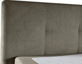 Kontinentálna boxspring posteľ ANNA 200x220, šedá (gerra 90)