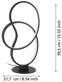 Eglo 900951 - LED Stolná lampa GIANELLA LED/14,5W/230V