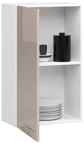 Horná kuchynská skrinka OLIWIA W 50 H720 biela / cappuccino, lesk