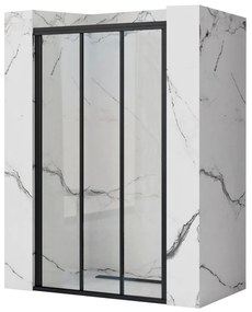 Rea - ALEX black sprchové posuvné dvere 100 x 190 cm, čierna, REA-K9639