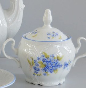 Thun kávová súprava Bernadotte nezábudka pre 6 osôb  17-dielná