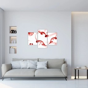 Obraz srdca z dymu (90x60 cm)