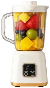 VERK Prenosný bezdrôtový mixér na USB nabíjanie HP-158 - biely