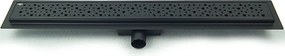 BPS-koupelny Sprchový odtokový žľab DL01 WAVE G5 HYD-2671 50 cm, čierny