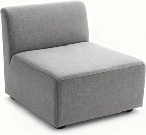 Sedačka LEA, kresielko, svetlo sivá