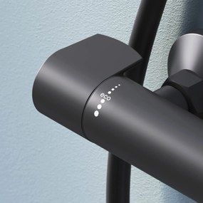 Sprchová batéria AM.PM X-Joy FXA40022 termostat, čierna