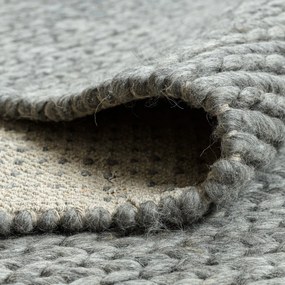 Dywany Łuszczów, Kusový koberec Tahar 99004G grey, 90x150, šedá, obývacia izba