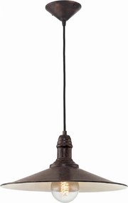 Brilagi - Závesné svietidlo na kábli FORGE 1xE27/60W/230V pr. 36 cm hnedé