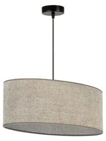 Duolla - Luster na lanku OVAL 1xE27/15W/230V hnedá