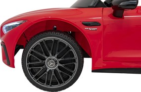 Ramiz Detské elektrické auto Mercedes Benz AMG SL63 Červené
