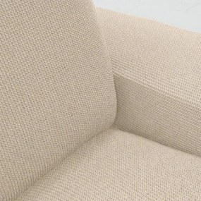 Super strečové poťahy HARMONIA smotanová kreslo (š. 70 - 110 cm)