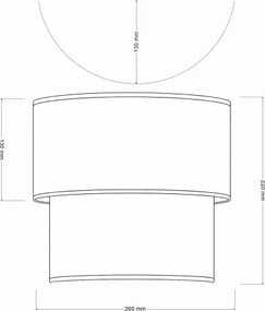 Brilagi - LED nástenné svietidlo BOHO ECO 1xE27/10W/230V krémové