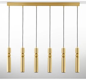 Jupiter 2011 - Luster na lanku ALAS 6xGU10/10W/230V zlatá