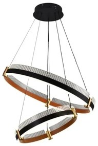 LED Stmievateľný luster na lanku LED/140W/230V 3000-6500K + diaľkové ovládanie