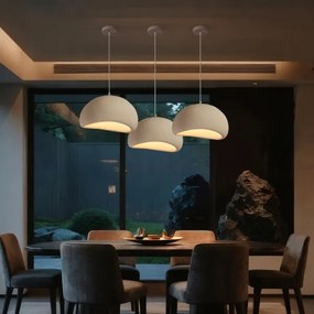 BRILAGI - Luster na lanku WABI SABI 1xE27/60W/230V priemer 40 cm biela