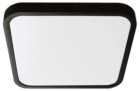LED Kúpeľňové stropné svietidlo LED/18W/230V IP44 3000K 25x25 cm čierna