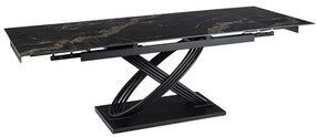 Rozkladací stôl RONNY 160–240 cm Čierny