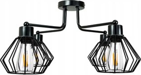 Závesná lampa DRON 4xe27 - kovová lemovaná