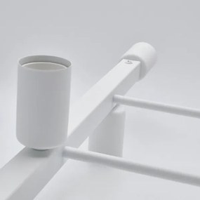 Luster na tyči ASTRID 4xE27/60W/230V biela