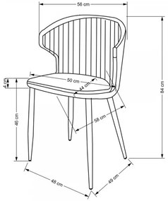 Jedálenská stolička Leif