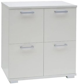 Komoda Polaris 4d biela