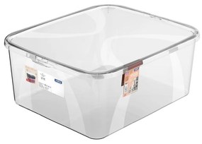 Plastový úložný box s vekom 19 l Lona - Rotho