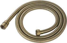 Sapho Sapho, POWERFLEX kovová sprchová hadica, 150cm, zlatá matná, FLEX150GB