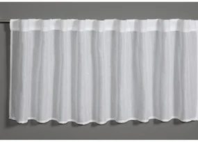 Biela záclona 45x140 cm Jacquard-Voile - Gardinia