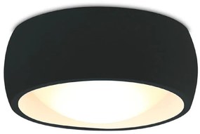 KODAK | Prisadené stropné okrúhle svietidlo Farba: Čierna