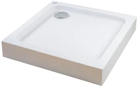 Almagro 80x80x13,5 cm Štvorcová, akrylová sprchová vanička, so sifonom