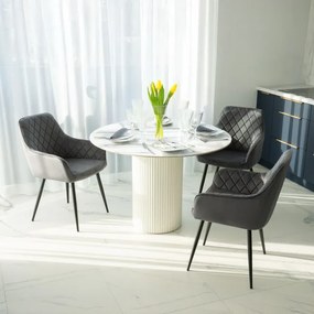 Jedálenská stolička HAVANA VELVET grafitová